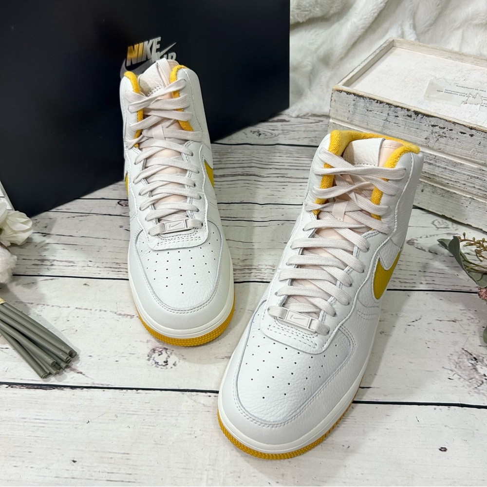 Nike Air Force 1 SCLPT DC3590 001 Phantom/Yellow Ochre-Sail sneakers New in box - Picture 8 of 8